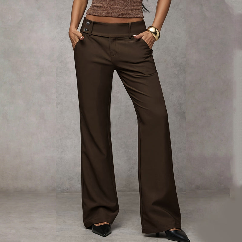 Pantalón de vestir "REBE"  acampanado para mujer – elegante, cómodo y atemporal
