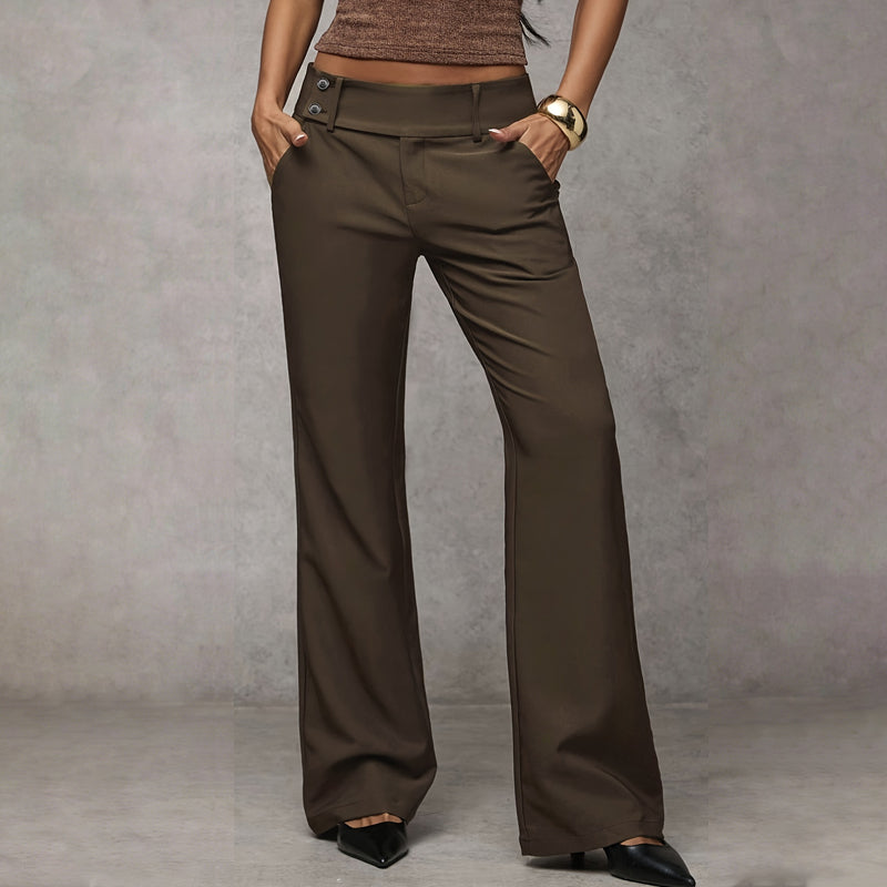 Pantalón de vestir "REBE"  acampanado para mujer – elegante, cómodo y atemporal