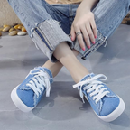 MULES Denim Femme | Sneakers Sans Talon Bords Effilochés