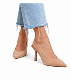 Marlena | Zapatos de tacón bajo en color nude